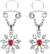 Peekaboo Pasties Ruby and Diamond Star Nipple Jewellery